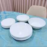 Conjunto 31 peças: pratos ladeiros / sopa / sobremesa + saladeira