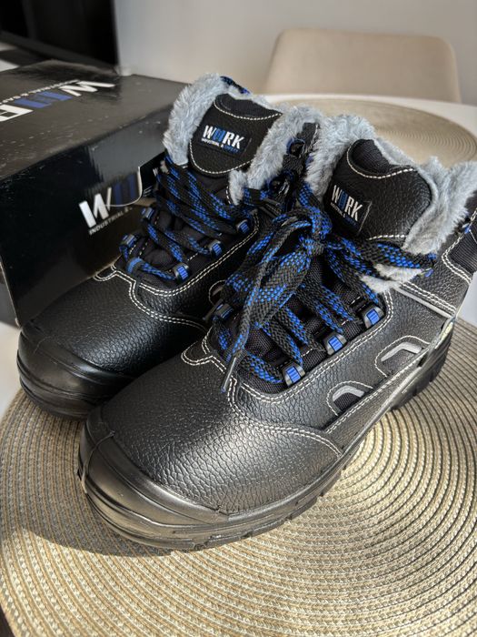 Buty Robocze Trzewiki Zimowe Ocieplane Męskie