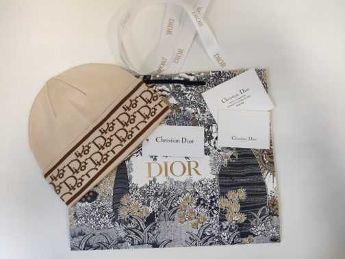 Dior Męska damska ciepła zimowa czapka, Francja 16235-1