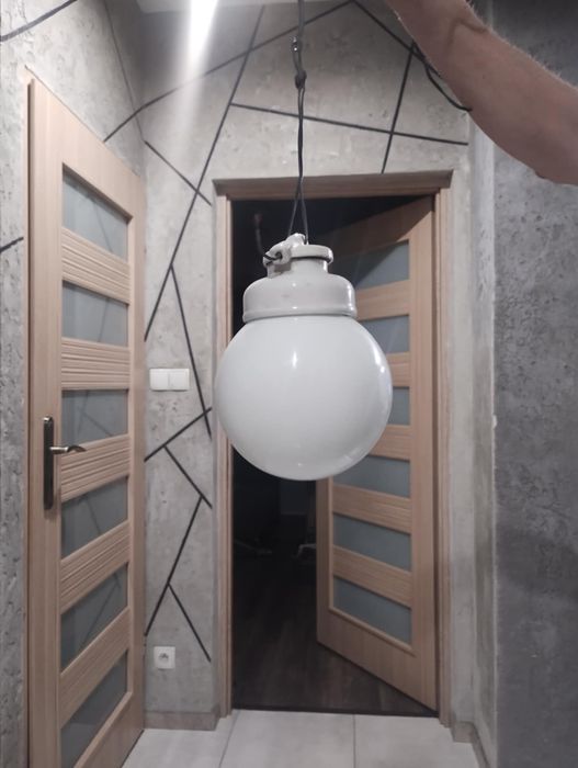 Lampa wisząca PRL