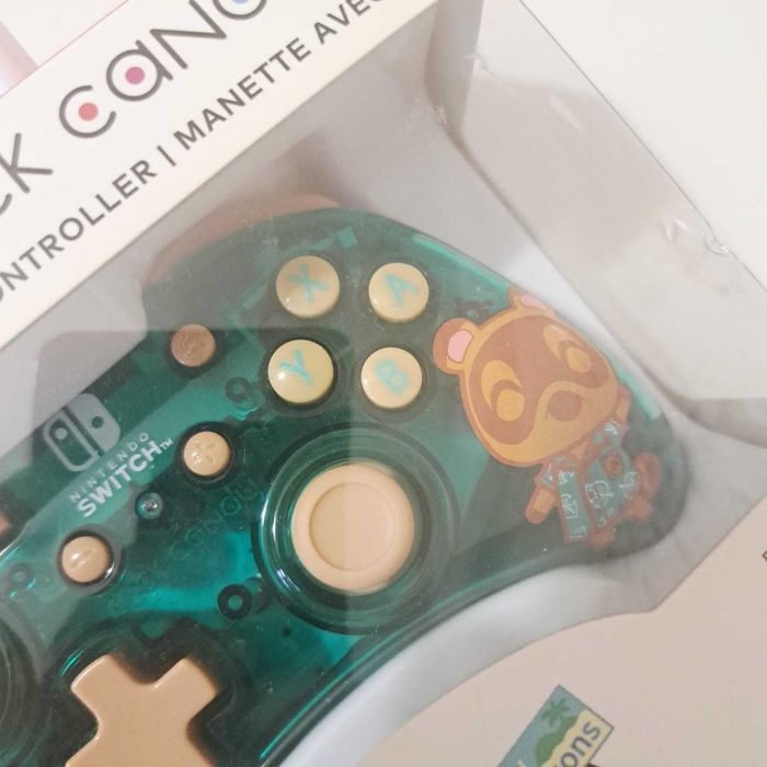 Comando Transparente Animal Crossing Rock Candy Nintendo Switch