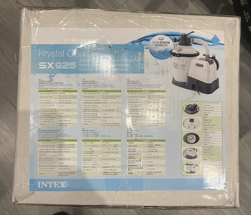 Pompa Piaskowa filtracyjna Intex SX925 !!