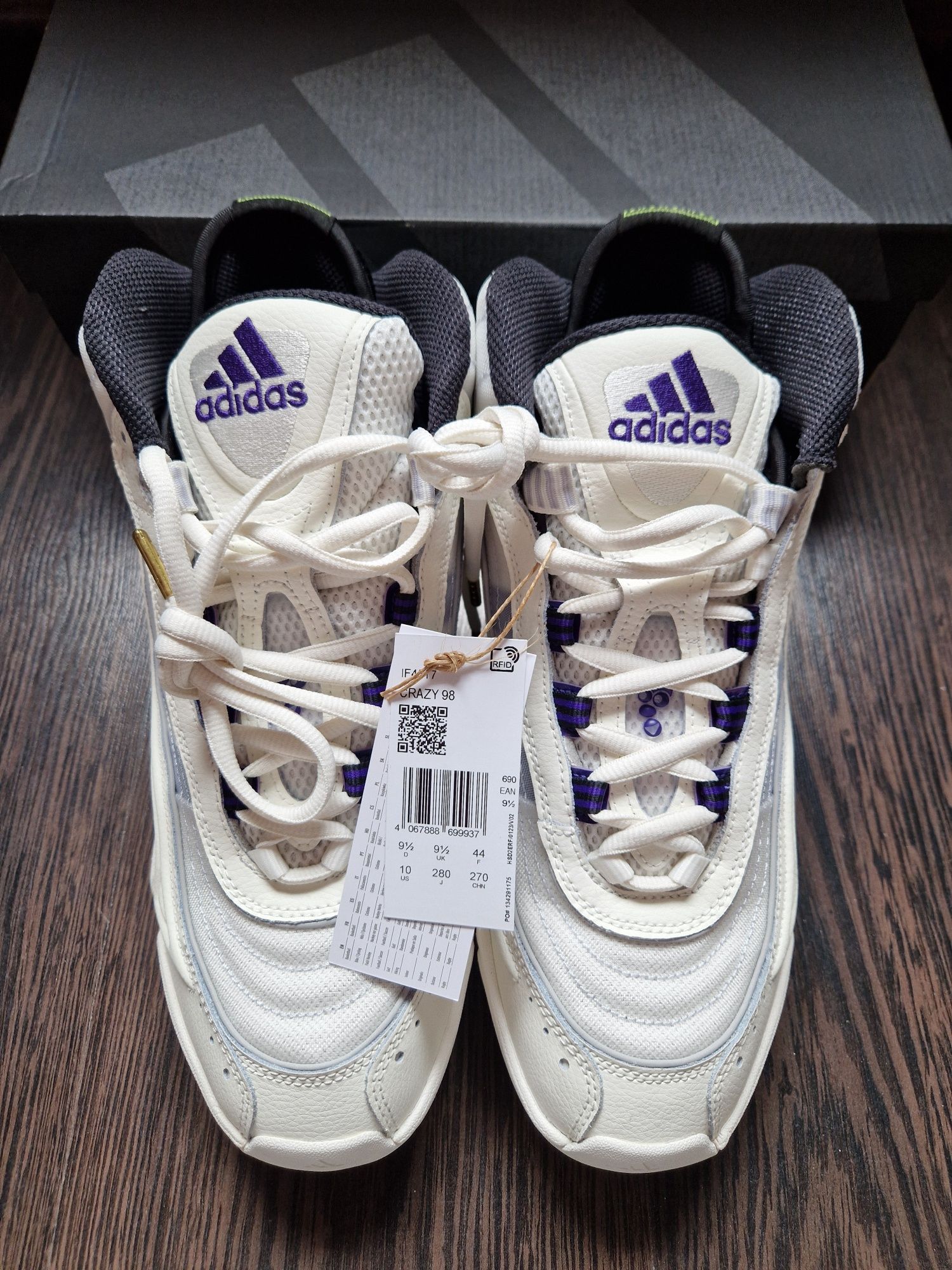 Adidas Crazy 98 Lakers Home Kobe Bryant roz. 44