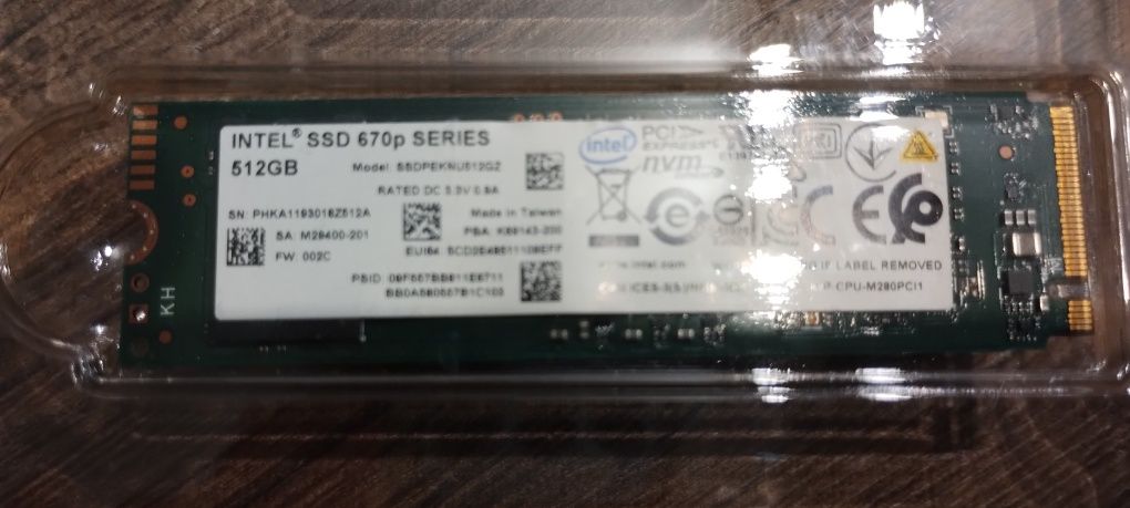 Dysk SSD 512GB Intel