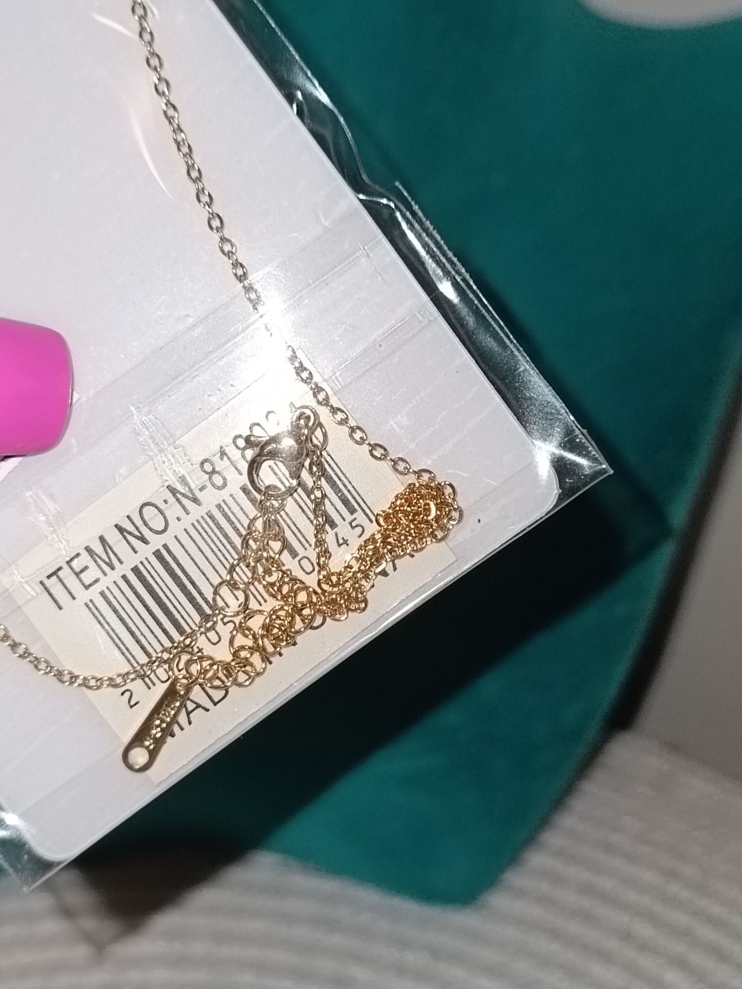 Nowy łańcuszek damski Oko proroka
