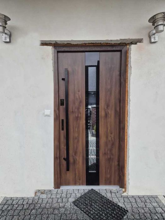 NOWE stalowe drzwi zewnętrzne - klawiatura kodowa, linie papilarne