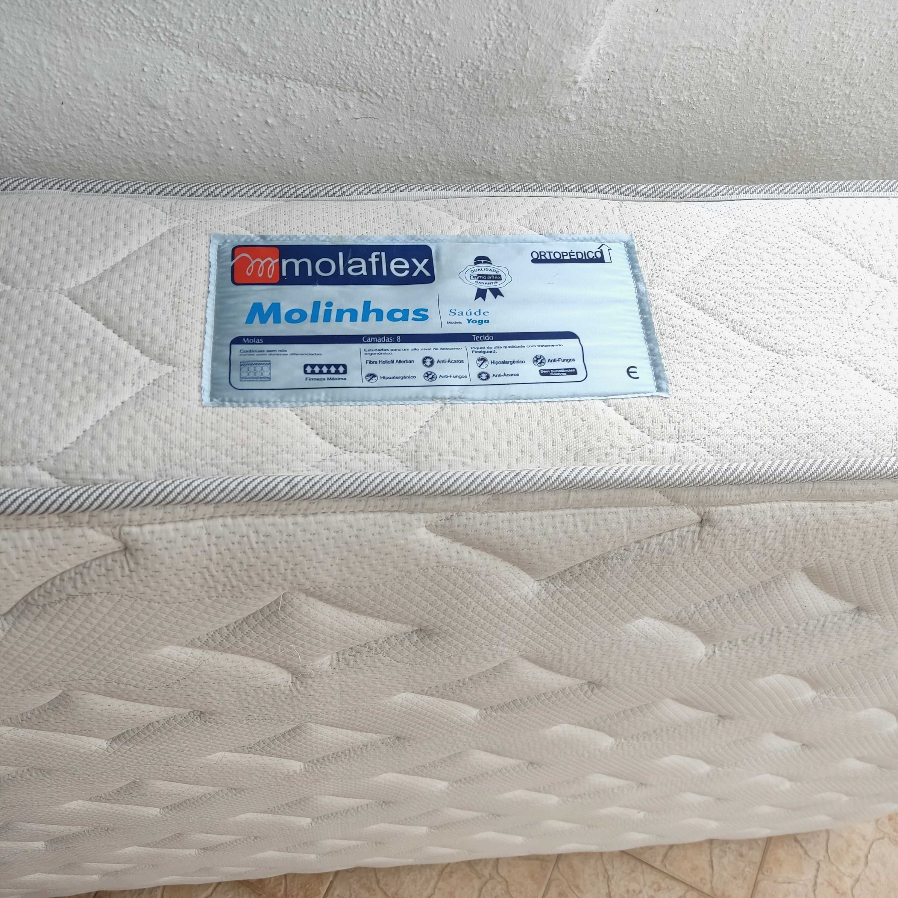 Colchão ortopédico Molaflex em ótimo estado de conservação