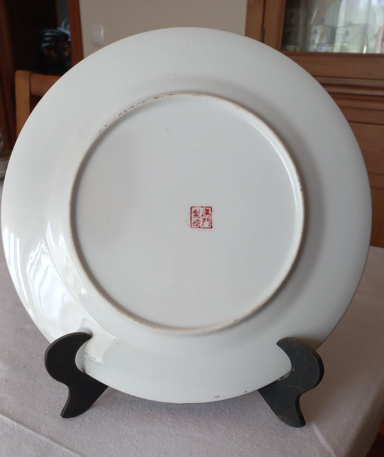 Prato porcelana chinesa 26cm Galos