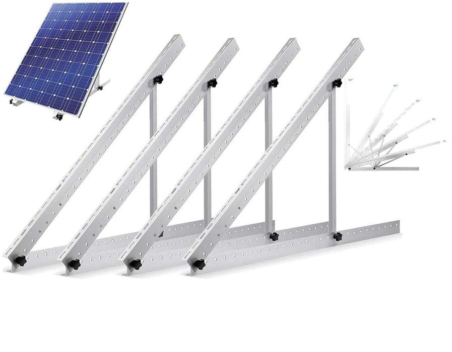 Regulowane Uchwyty Solarne 100-600W 1140mm Dwie Pary
