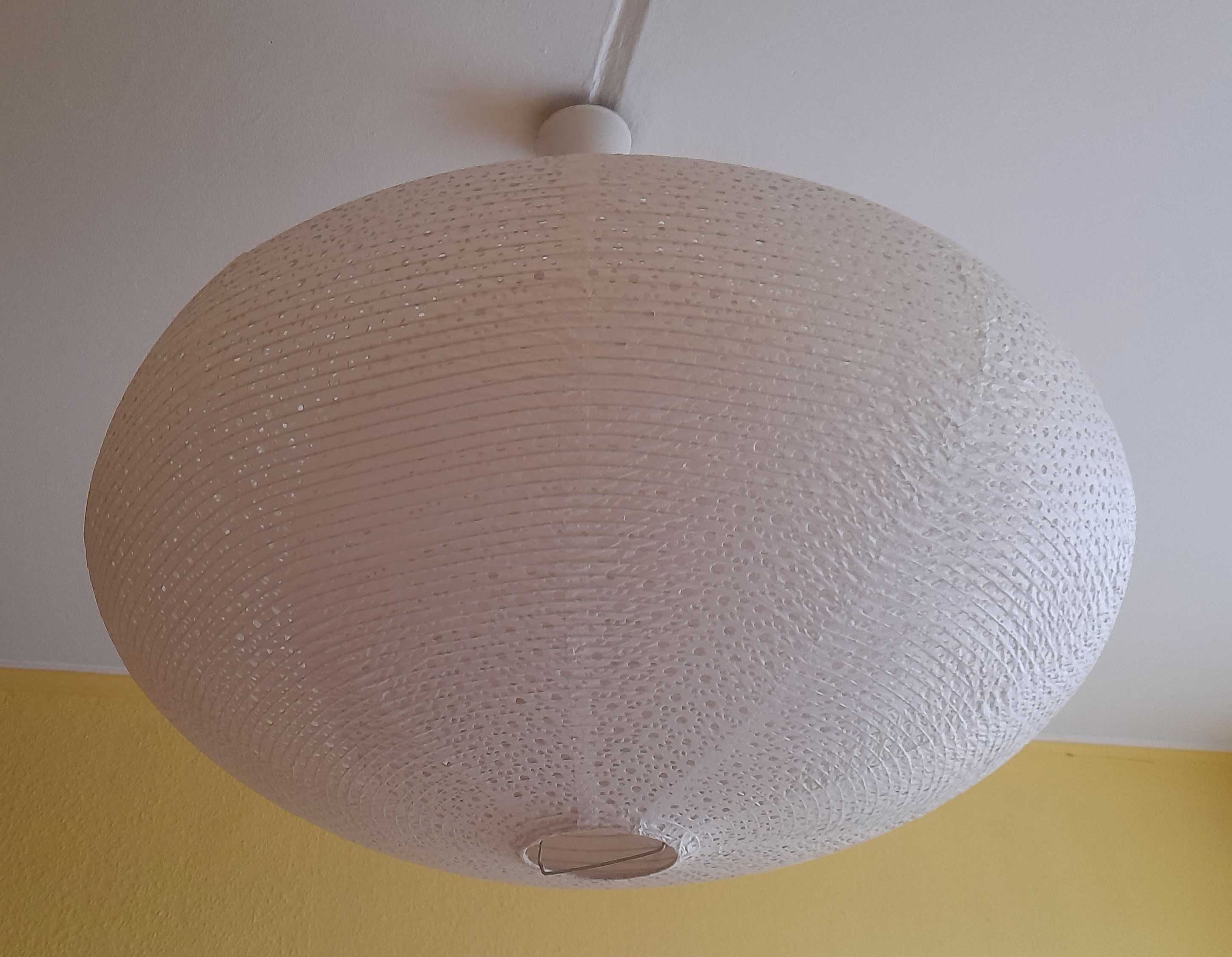 Lampa klosz Ikea duża ażurowa owalna