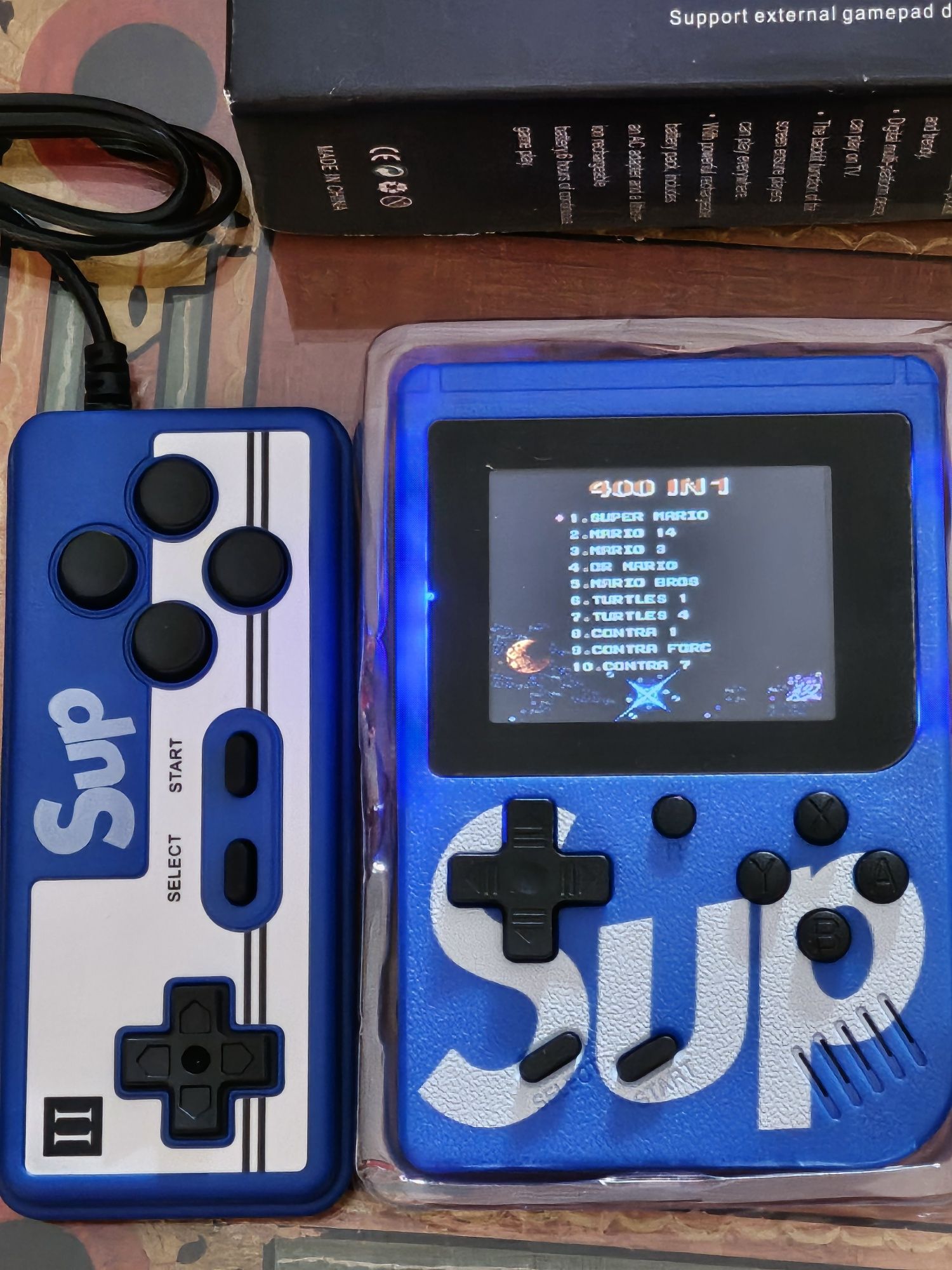 Game boy 400 Plus jogos retro SUP nova comando
