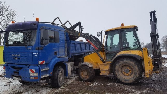 Transport wywrotka 16t Żwir Piasek Beton Gruz HDS Big Bag Ziemia