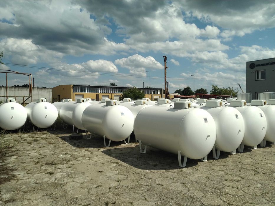 Zbiornik na gaz płynny LPG 2700L / 3600L / 4850L / 6400L naziemny