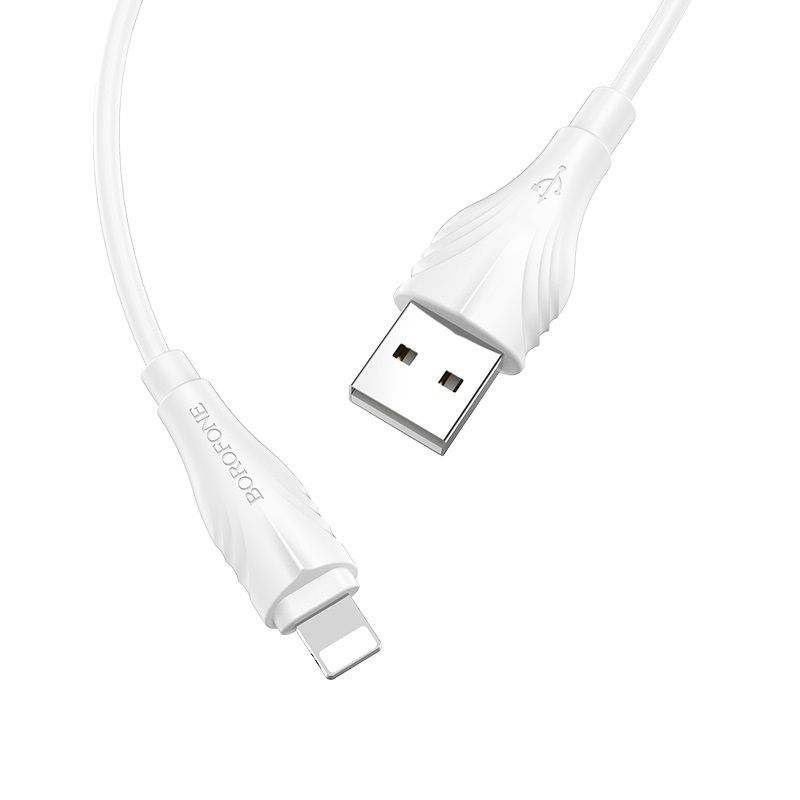 Borofone Kabel Bx18 Optimal - Usb Na Lightning - 2 Metry Biały