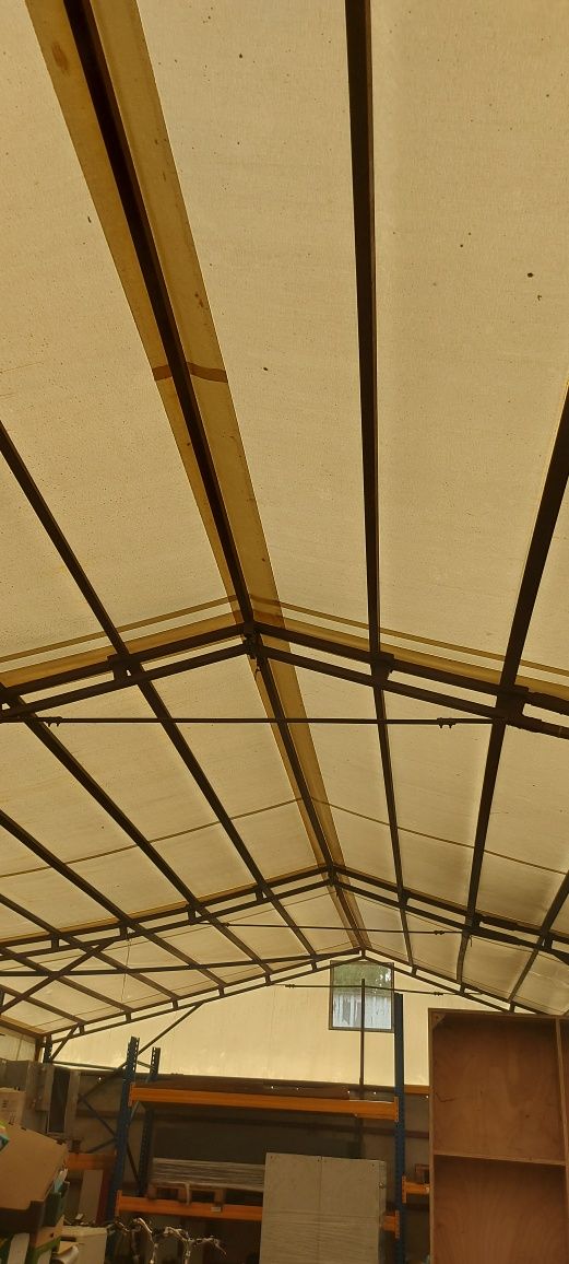 Hala magazynowa konstrukcja stalowa 8 x 16 m namiot