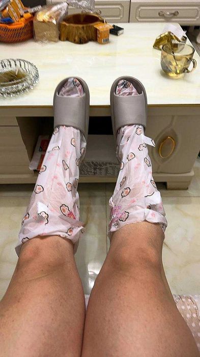 Тканьова маска для ніг, панчохи