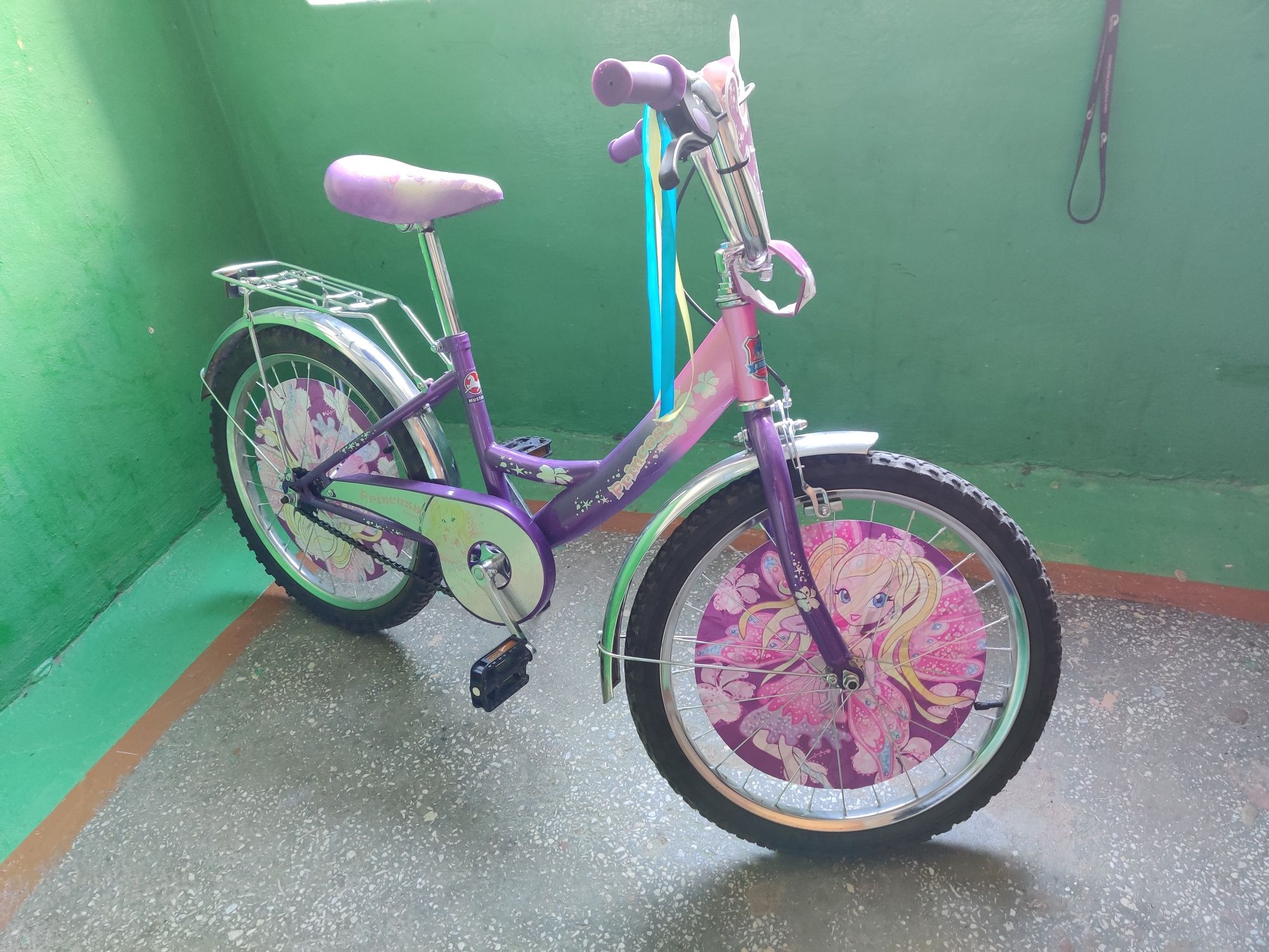 Велосипед ровер дитячий для дівчинки 20 дюймів