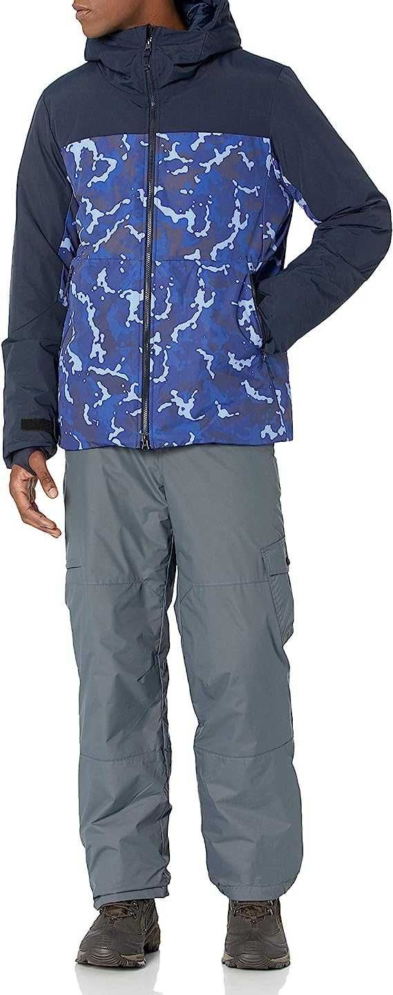 Горнолыжная куртка Amazon Essentials Водонепроницаемая, Blue Camo, XL