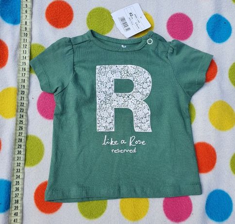 Nowa koszulka niemowlęca dla dziewczynki Reserved r. 62