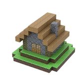 Конструктор дитячий магнітний Minecraft «Будинок Жителя» з 229 блоків