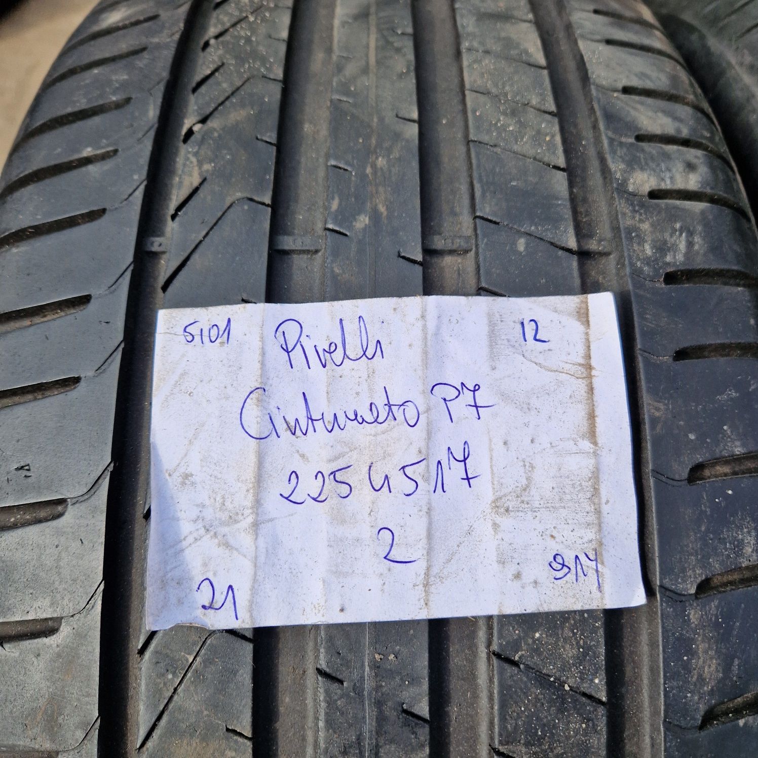 225/45/17 225/45R17 Pirelli 2021 lato**