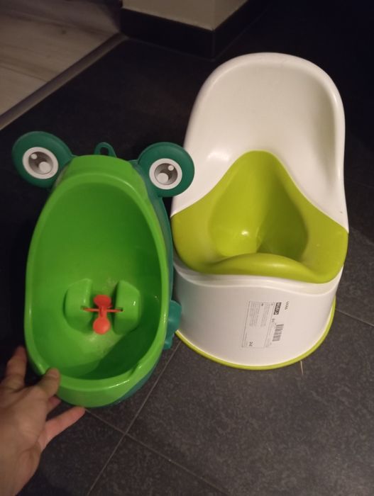 Nocnik IKEA + pisuar Żaba