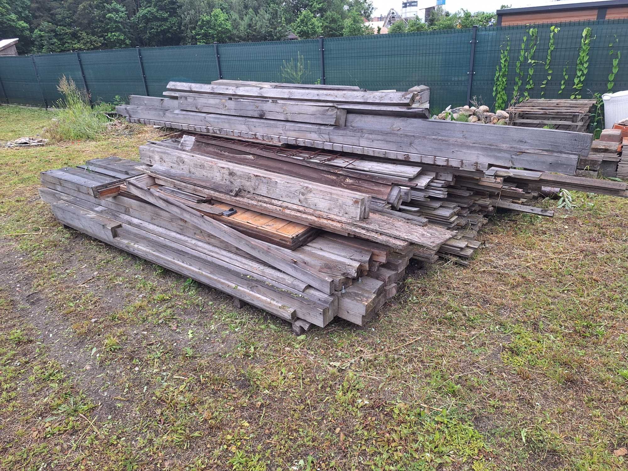 Domek drewniany 6x9m rozebrany materiał