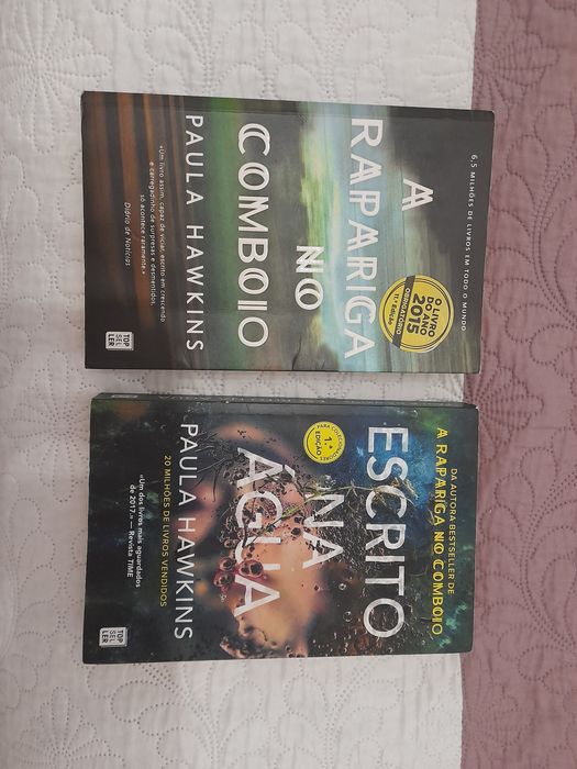 Paula Hawkins - A rapariga no comboio e Escrito na água