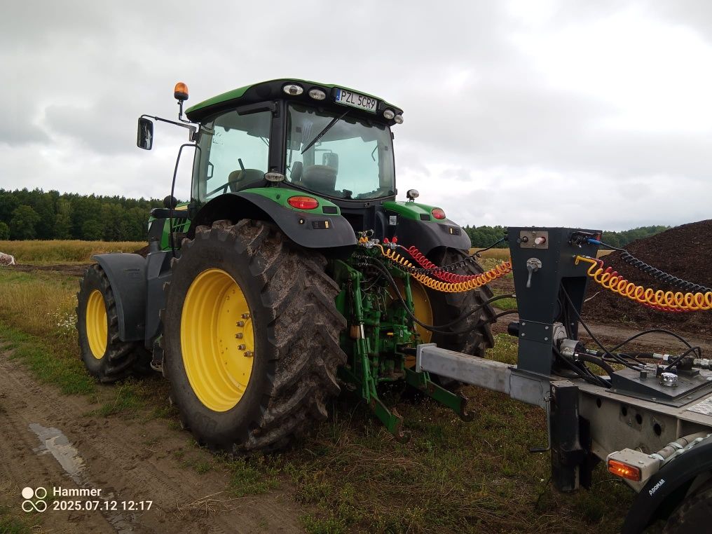 Ciągnik John Deere 6170R pneumatyka miękka oś power quad tls
