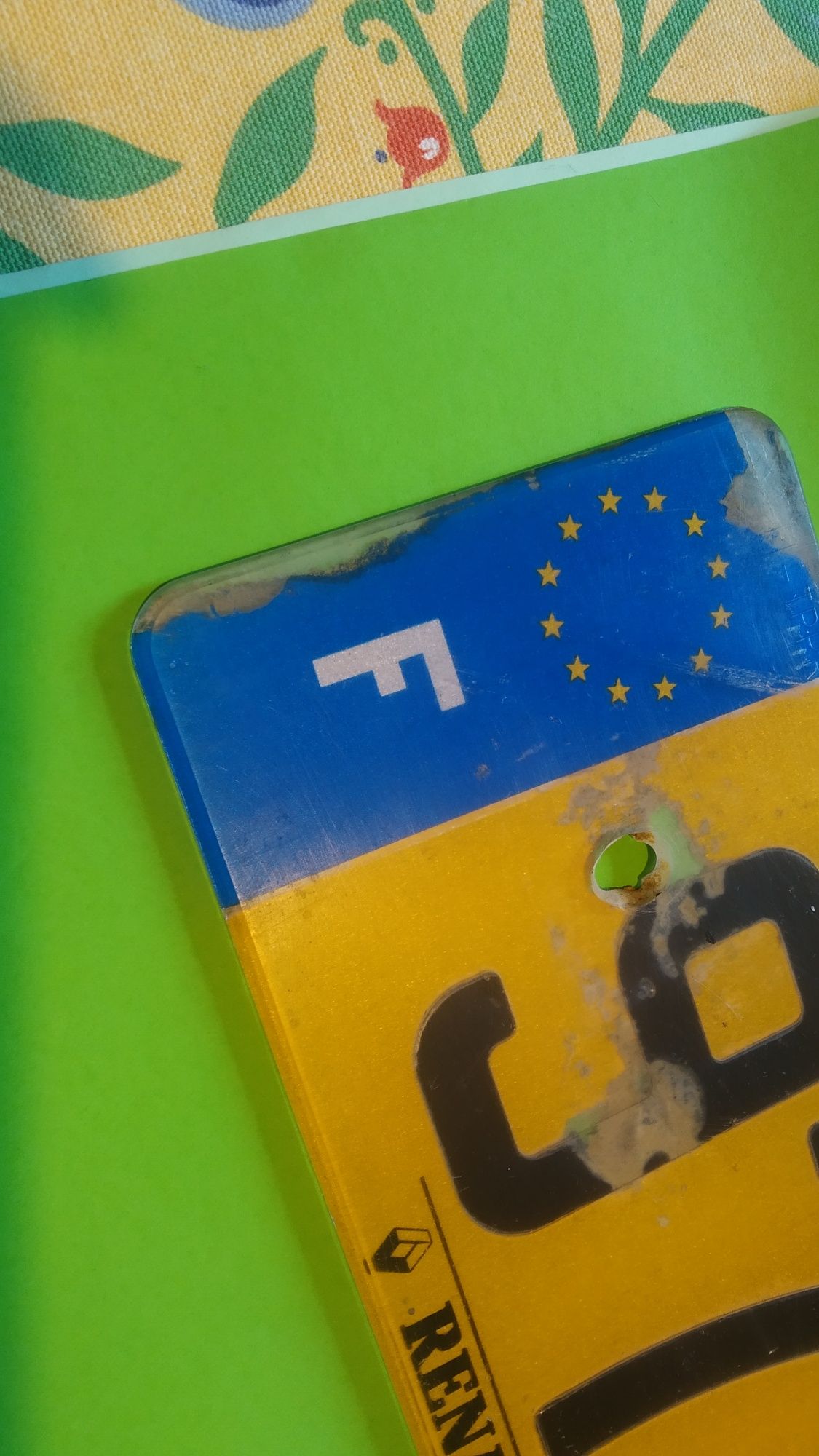 Tablica rejestracyjna kolekcje