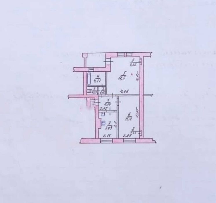 Продаж 2 кімнатної сталінки, Металургів(проспект Соборний) 213-088-582