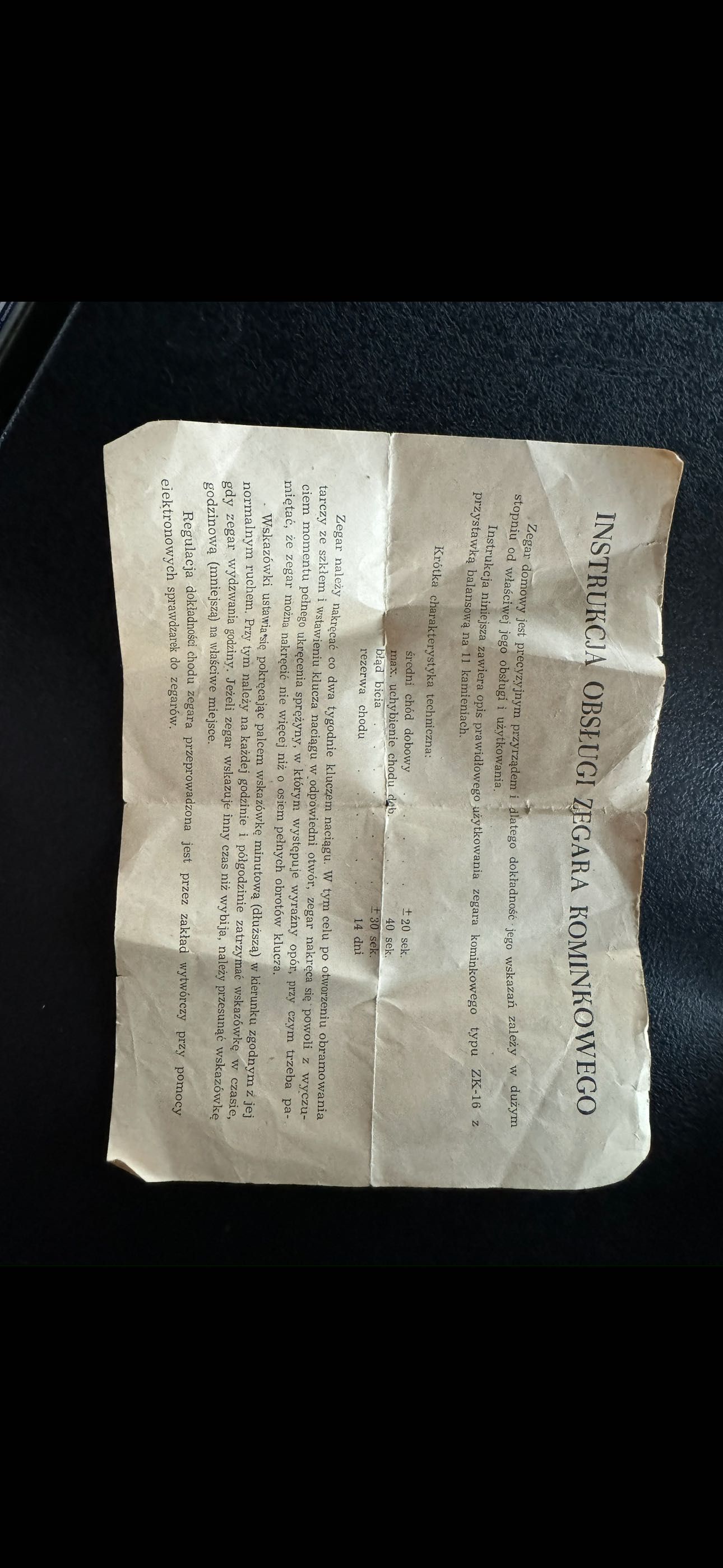 Antyk zegar kominkowy
