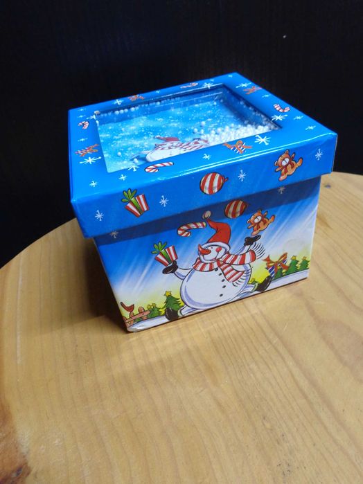 Caixa de Natal Boneco de neve