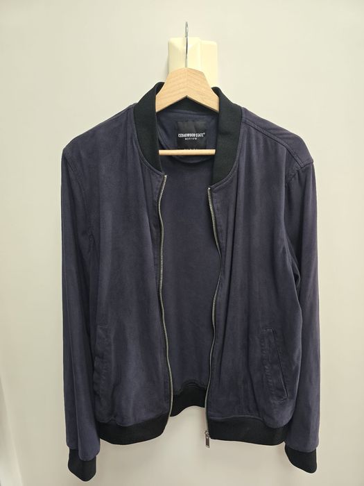 Casaco bomber azul escuro Cedarwood State (M)