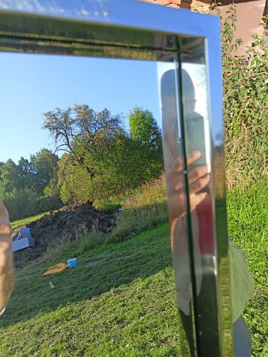 Sprzedam lustro sklepowe solidne  z nierdzewki