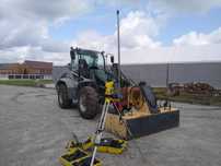Kramer 880  + Leveler profiler Danmark system automatycznej niwelacji 3D Leica