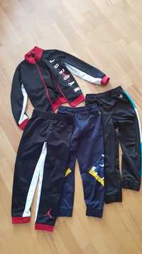 Jordan dres i inne marki spodnie dresowe cienkie wiosna lato 116-122cm