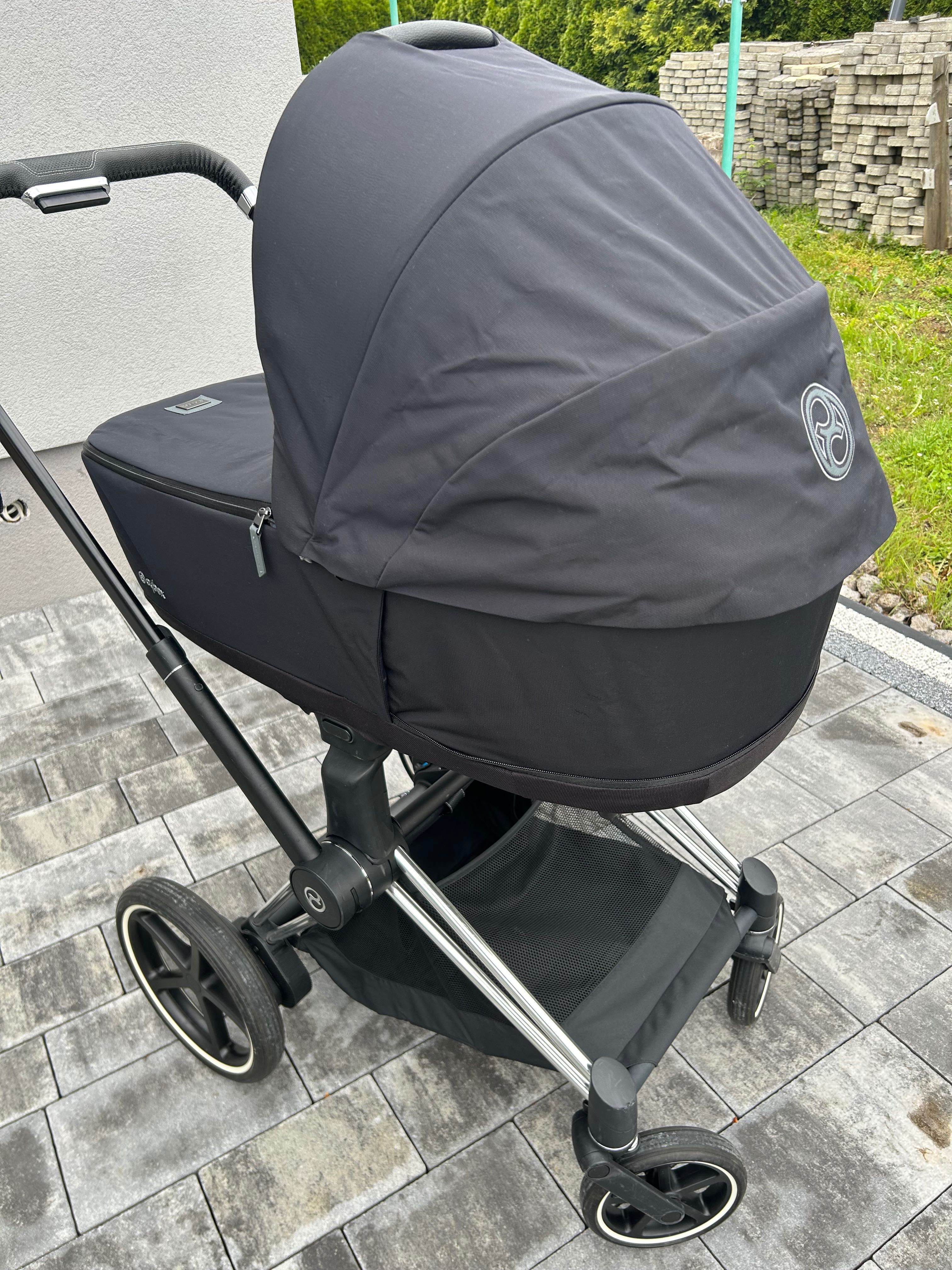 Cybex ePriam 4.0 + BRITAX BABY SAFE 3 i-Size z bazą ISOFIX