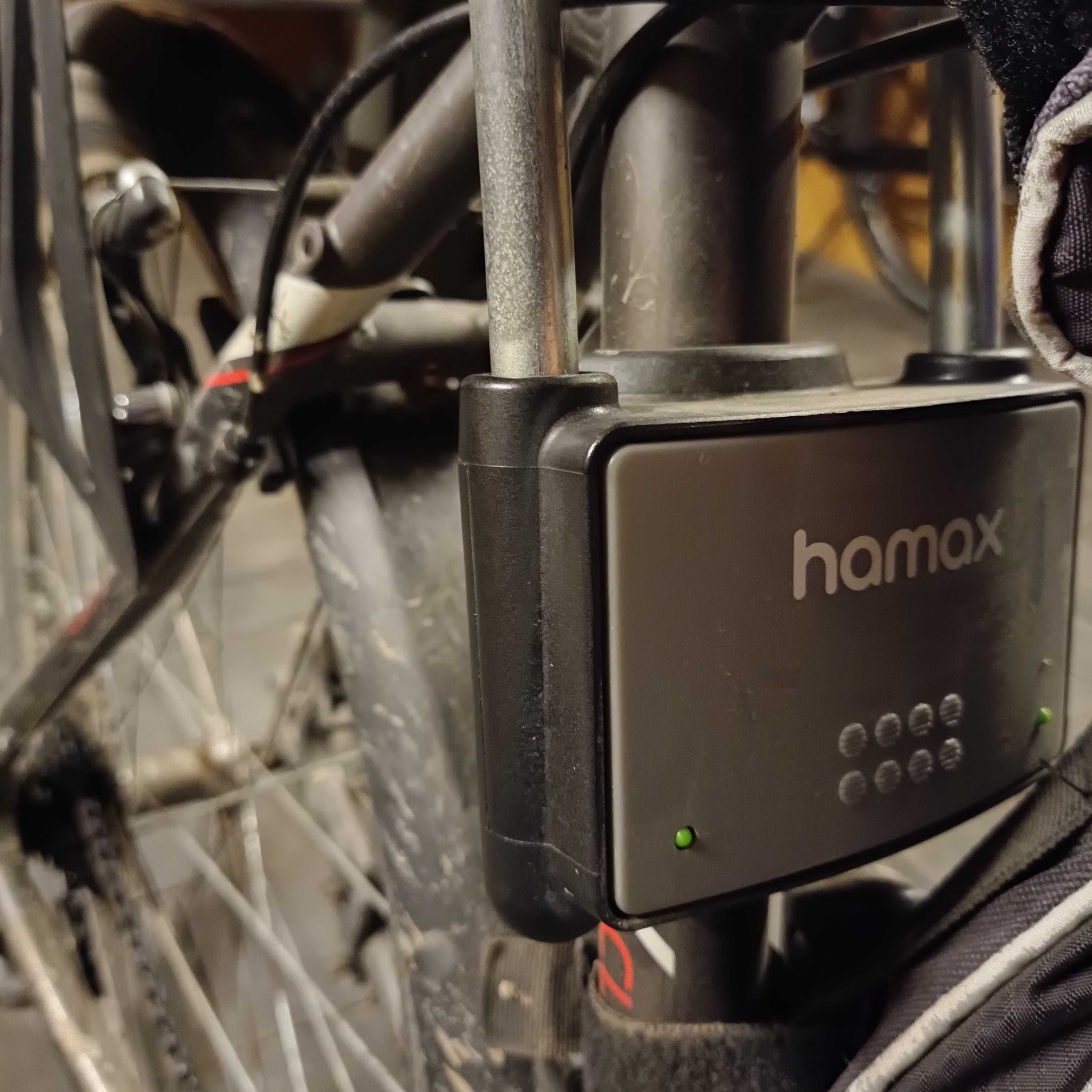 Fotelik rowerowy Hamax Siesta + dodatkowy adapter na drugi rower.