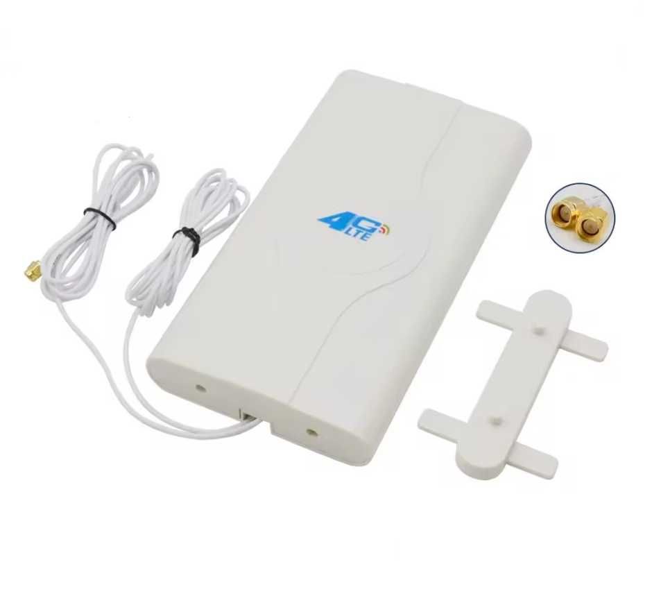 Панельна антена 2x9 dBi Mimo 4G LTE 3G для інтернету, модему, роутера