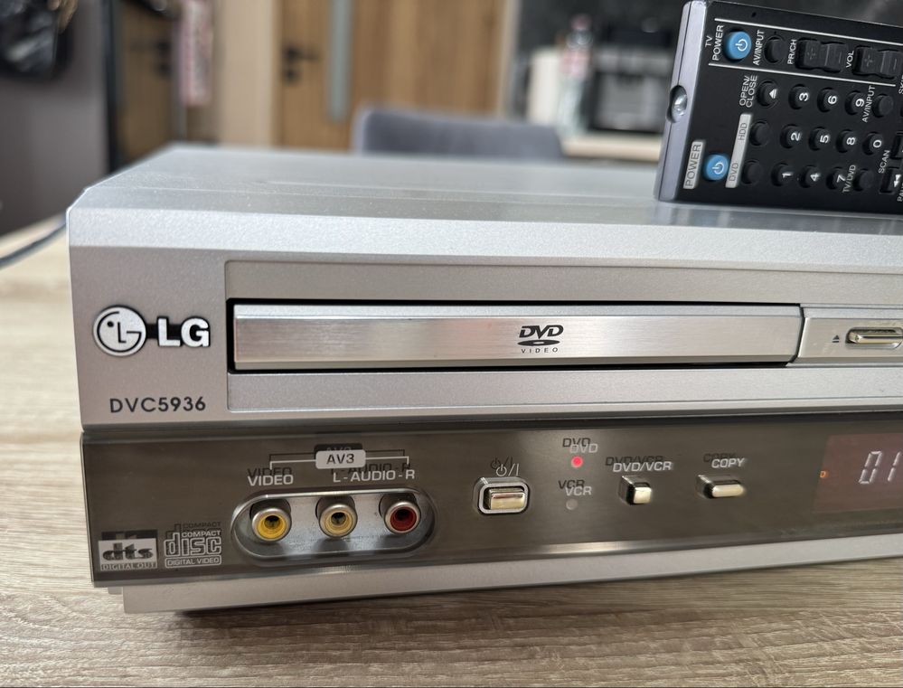LG DVC5936 #Magetowid VHS DVD #Combo #6HD #Hi-Fi Stereo #Pilot