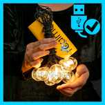 САМАЯ ЯРКАЯ USB ретро гирлянда лампа портативная юсб ретрогирлянда LED