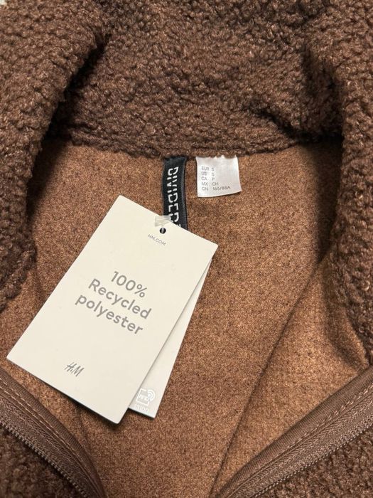 Кофта зіпка на замку teddy sweatshirt h&m