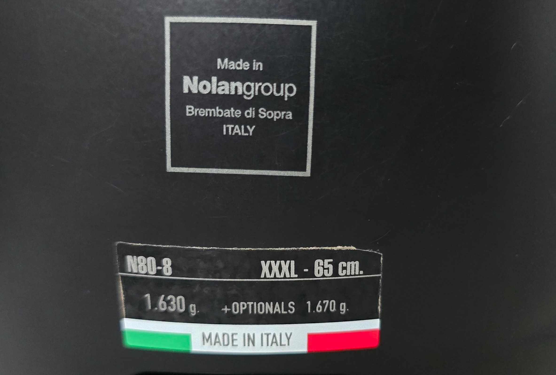 Kask Nolan n80-8 wizjery, pin loc, 65cm