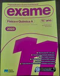 Livro preparação exame nacional Física e Química A Porto Editora 2023
