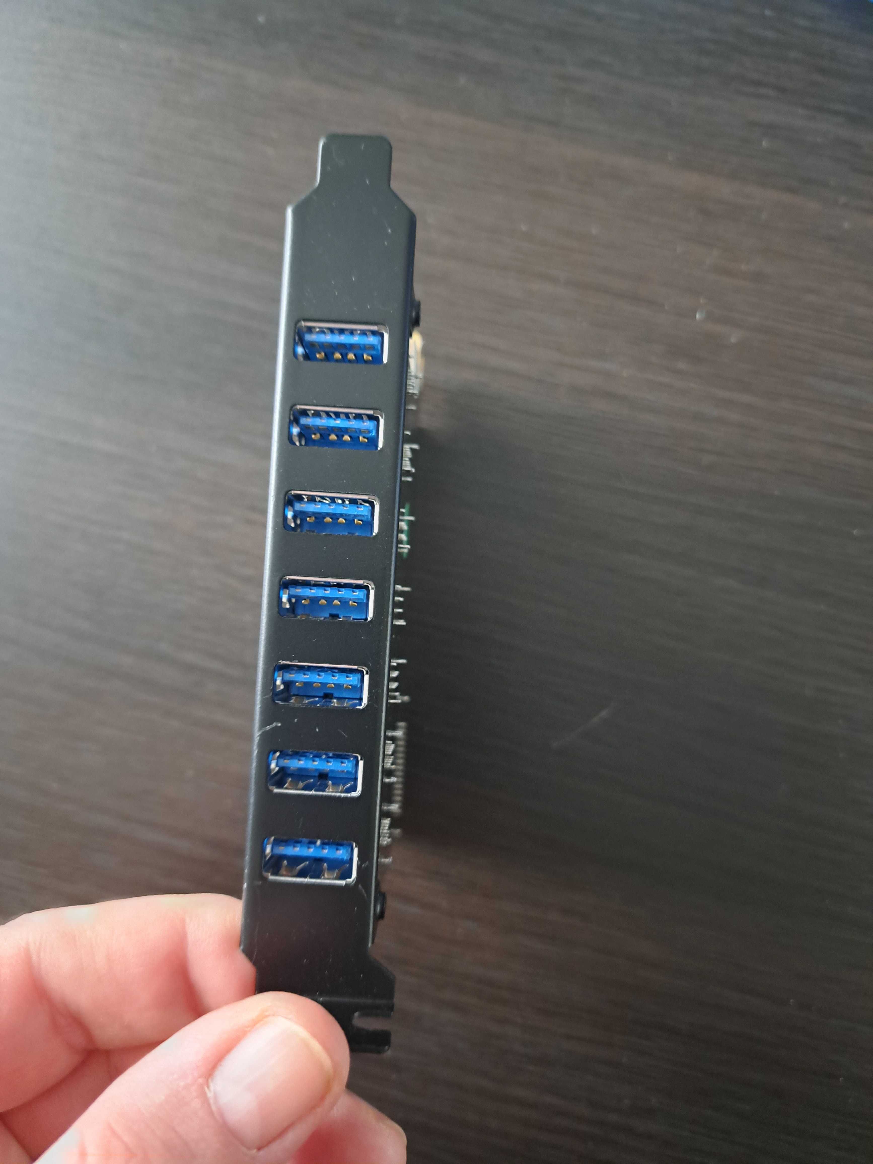 7 portowa karta rozszerzeń PCI-E USB 3.0 5Gbps PCI-EXPRESS Orico