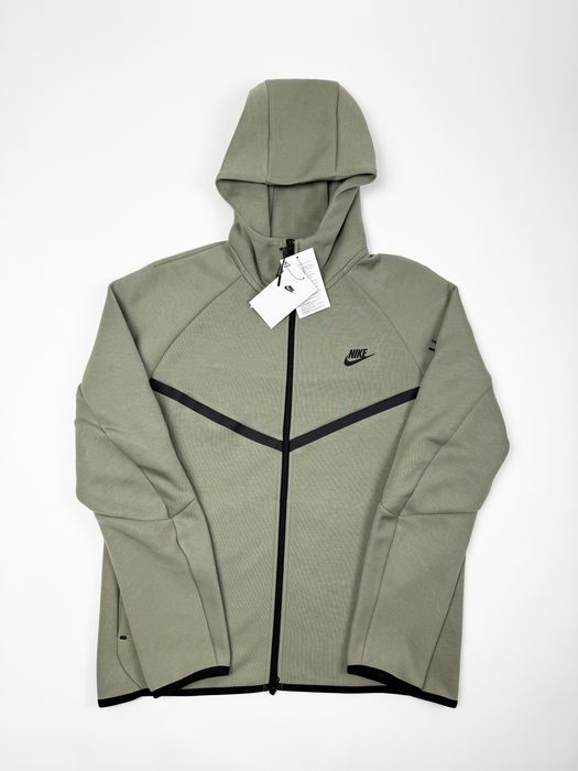 Оригінал! Зіп Худі Nike Tech Fleece (бежеве) (M) Новий з бірками!