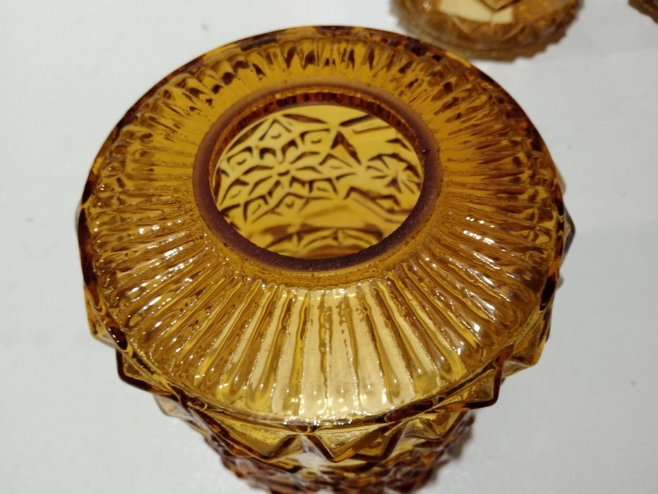 Klosz miodowy lampa PRL