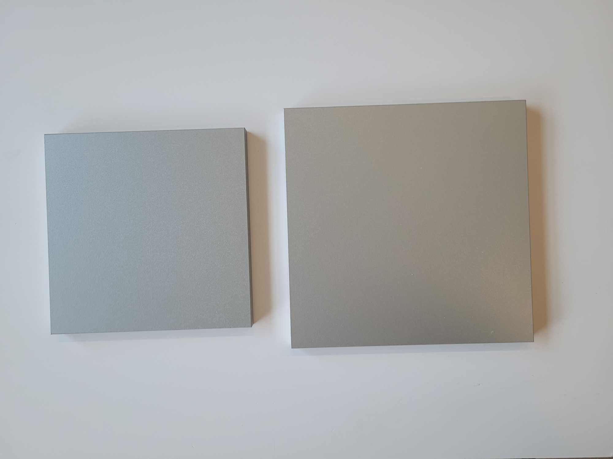 Blaty z kolorze "aluminium" - 3 wymiary