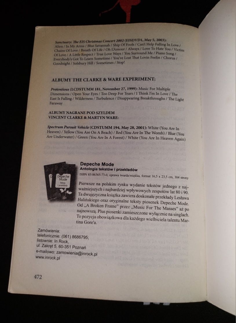 Obnażeni Prawdziwa historia Depeche Mode Johnathan Miller 2005